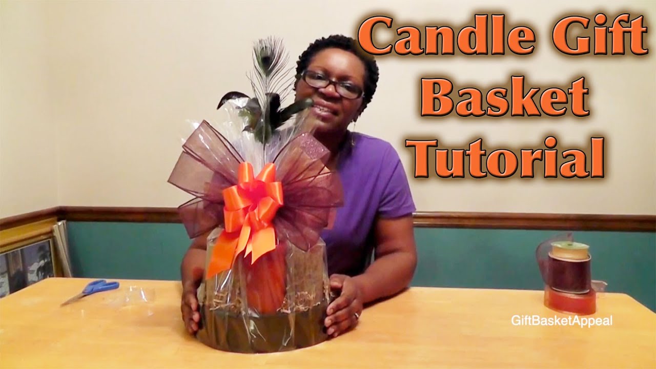 How to Make a Candle Basket - Giftbasketappeal