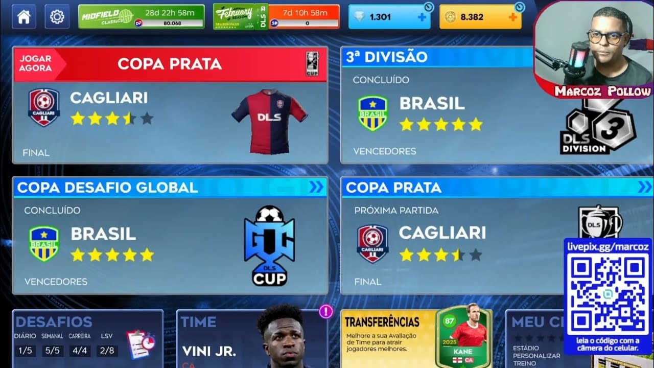DLS 26 | FINAL DA COPA PRTA COM A SELEÇÃO BRASILEIRA 