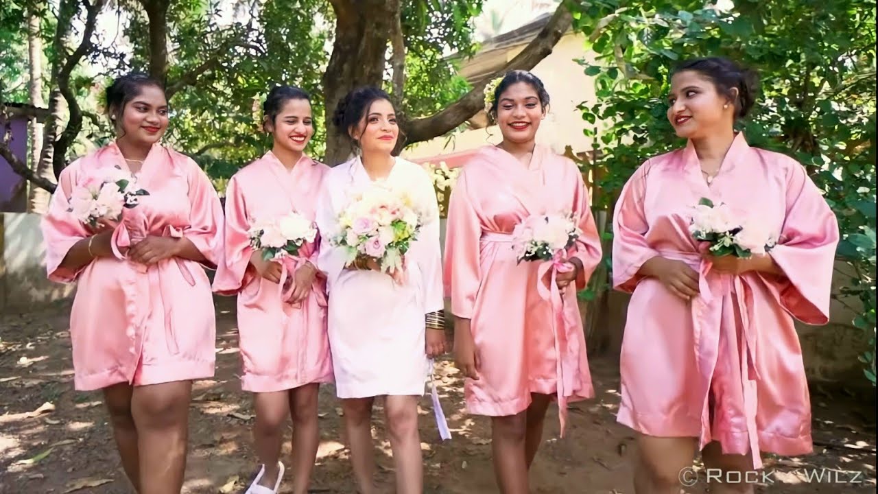 When Bridesmaids Are All Smiles Around The Beautiful Bride