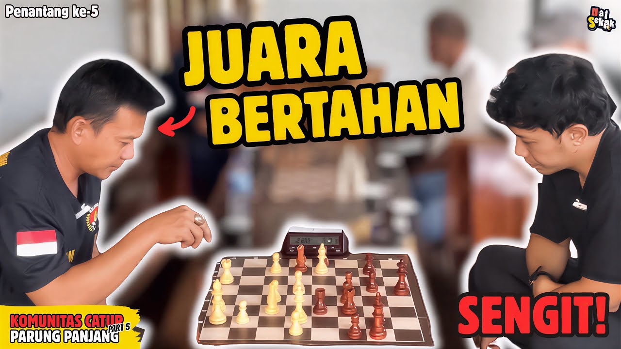NGERI !! LANGGANAN JUARA CATUR DI LAPAK !! TOP 3 PECATUR KOMUNITAS CATUR PARUNG PANJANG Part 5