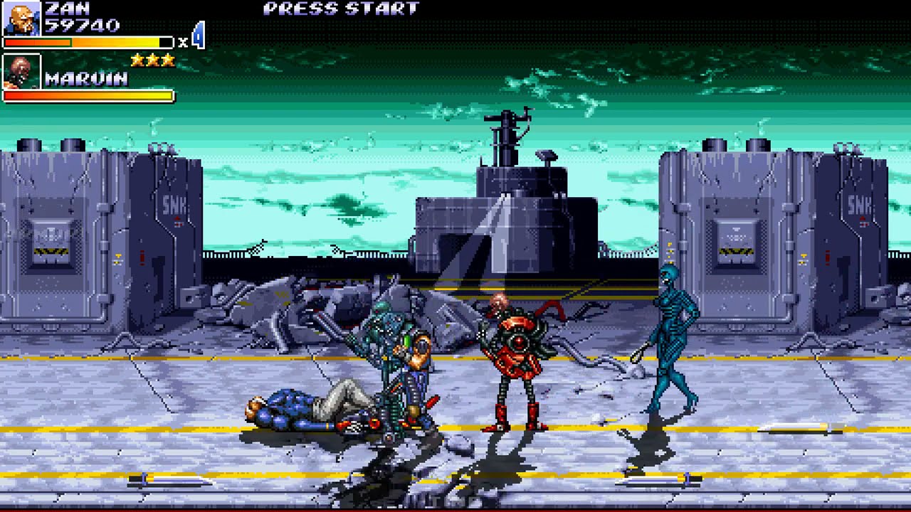 OpenBoR games: Streets of Rage Cyborgs playthrough