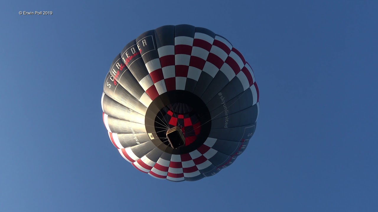 7000 meters Trainings flight High altitude Hot Air Balloon Eimers Ballooning Germany 10 nov 2019