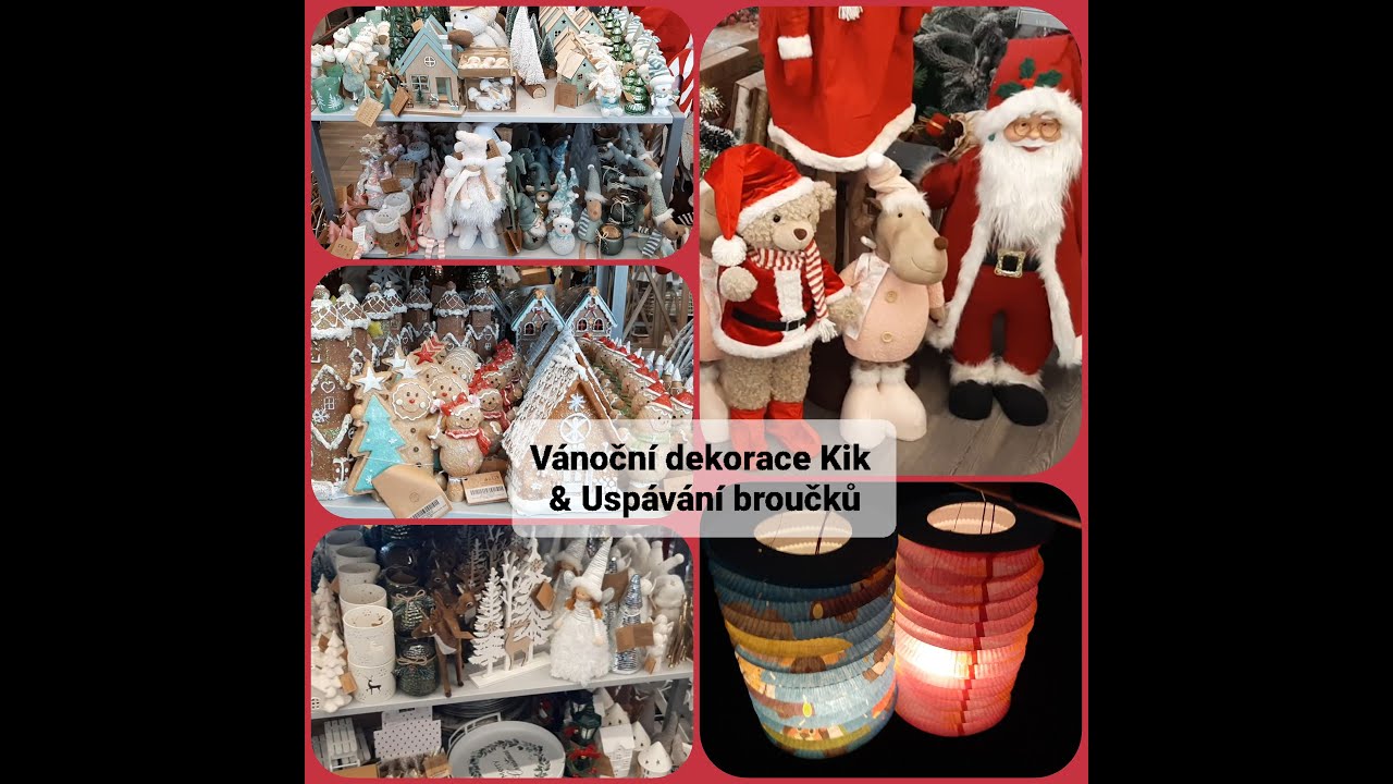 Vánoční dekorace Kik & Uspávání broučků