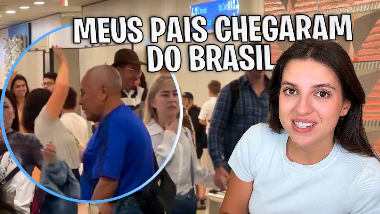 Finalmente meus pais chegaram do Brasil!!! Comprei coisas da China pro meu escritório