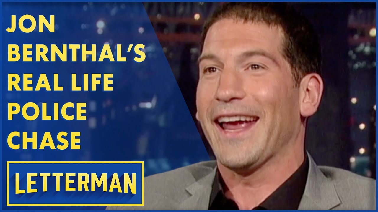 Jon Bernthal Chased Down A Real Life Criminal | Letterman