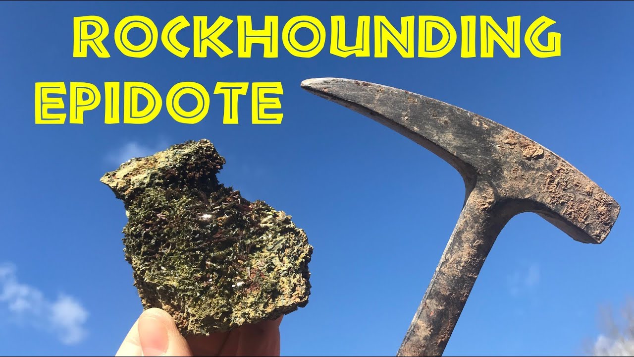 Rockhounding Beautiful Epidote Crystals in Spain
