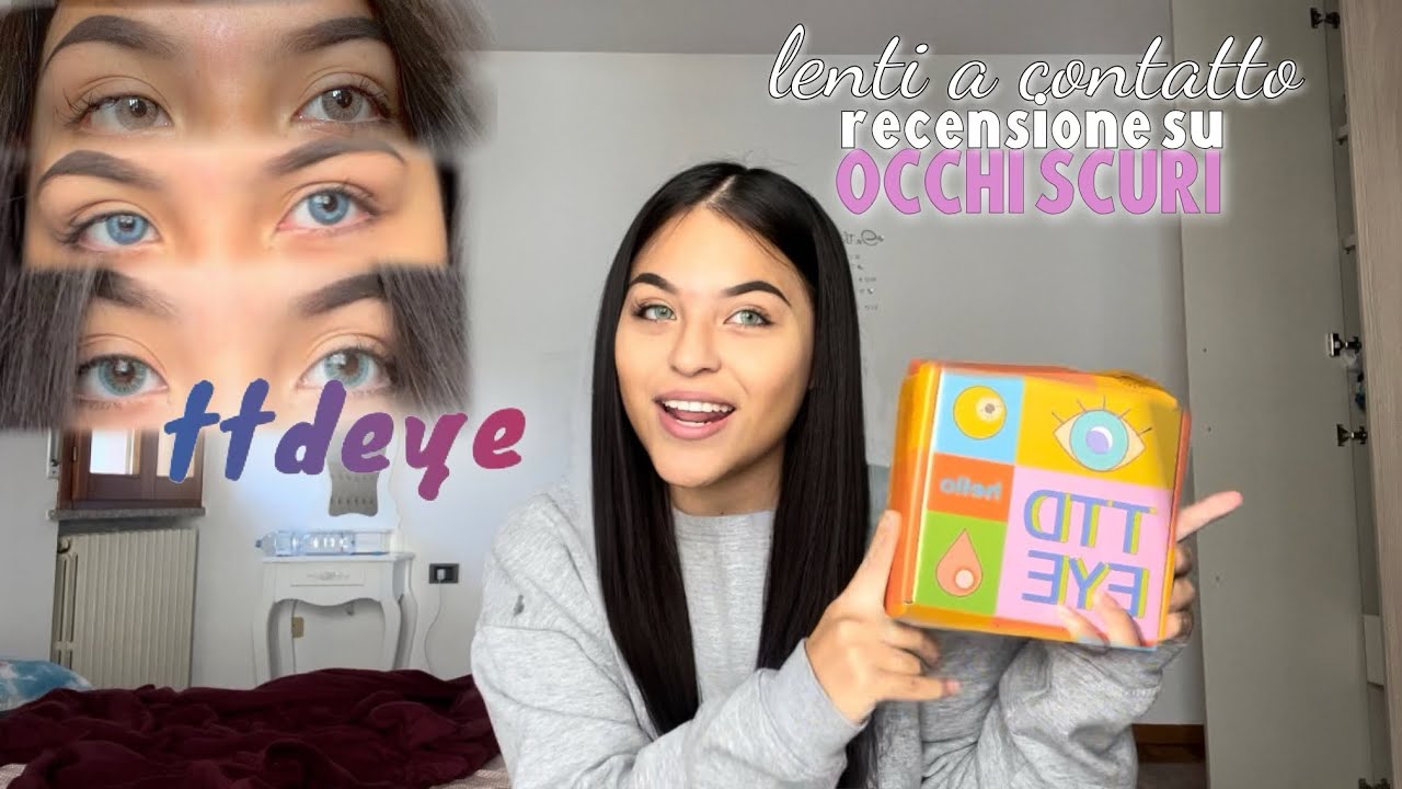 Lenti a contatto recensione su occhi scuri | TTDEYE 💗