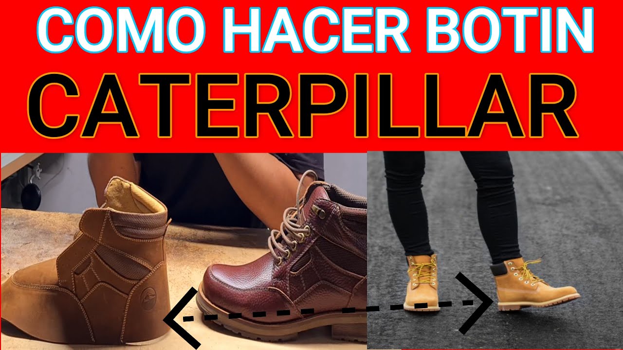 COMO HACER BOTIN CATERPILLAR - PASO A PASO