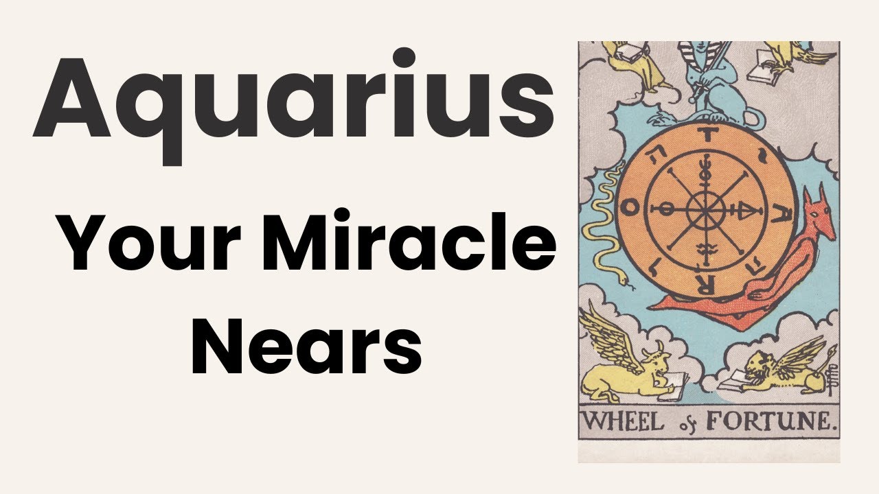 Aquarius Your Miracle Draws Closer — Everything Starts Getting Good Now! 💛 Jan 26th – Feb 2nd Weekly