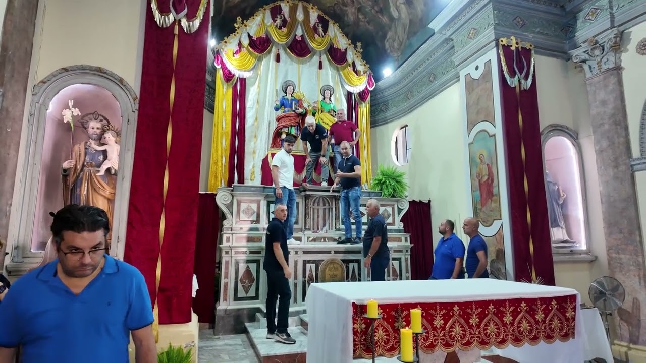 Riace: Discesa dall'altare dei Santi Medici Cosma e Damiano (INTEGRALE)