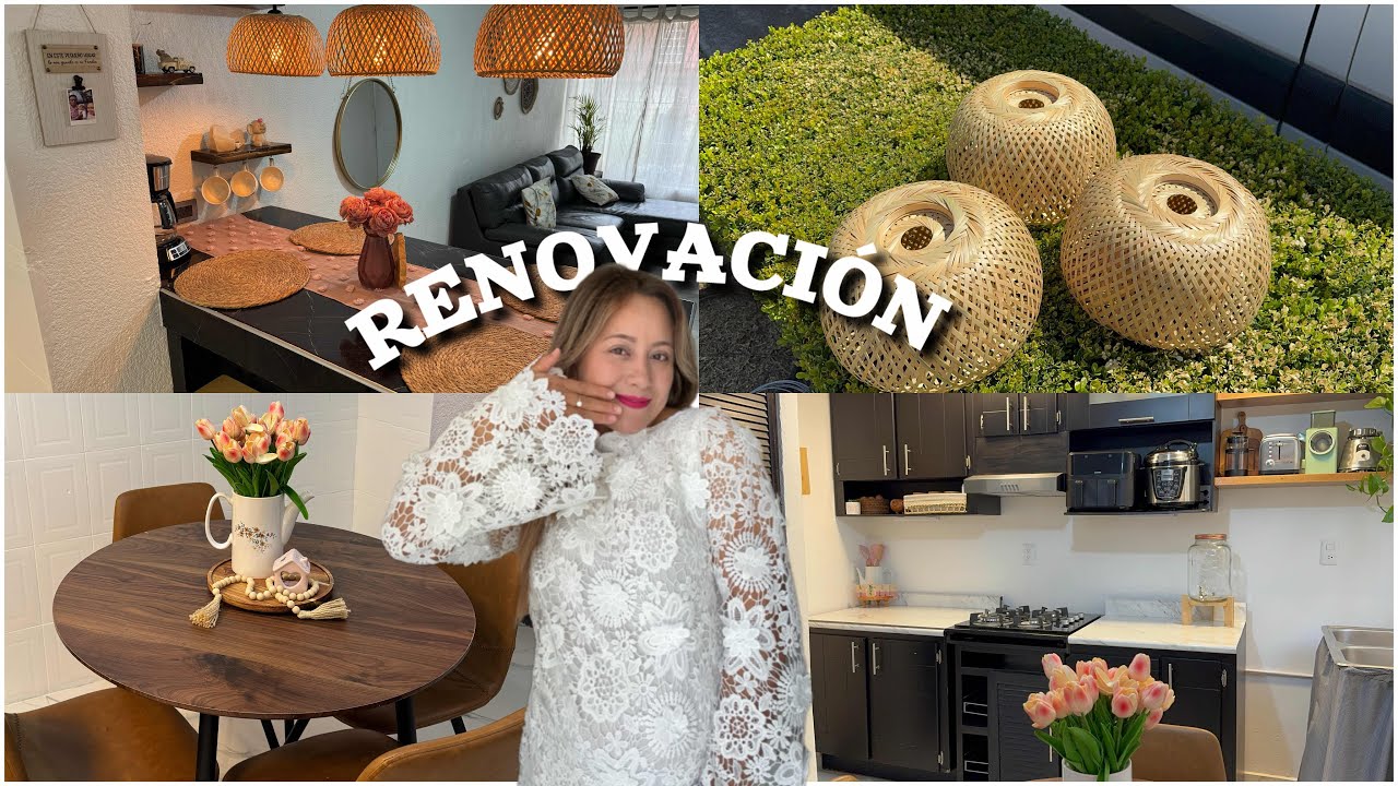 Nuevas lámparas✅🙂‍↔️de Bambú || Decoración san Valentín💕Centro de mesa || Cocina más bonita✨SHEIN 