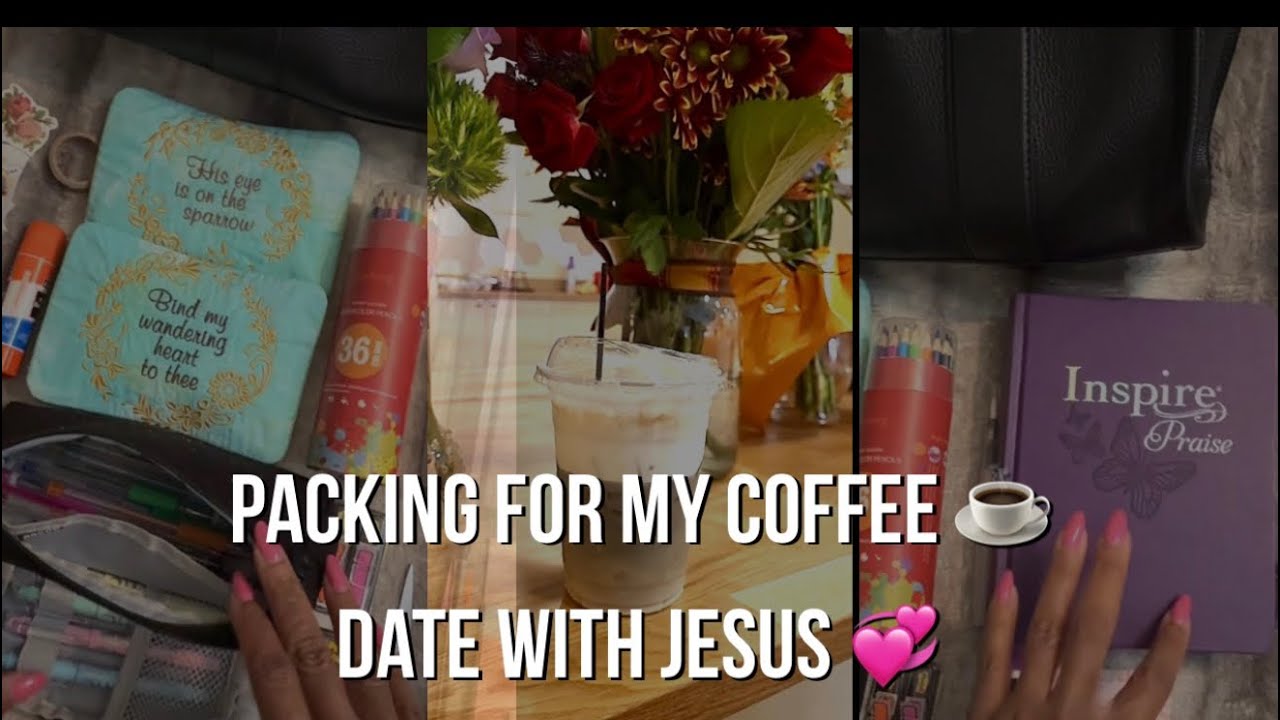 📖Let’s Pack My Bag for a date with Jesus ☕️📚
