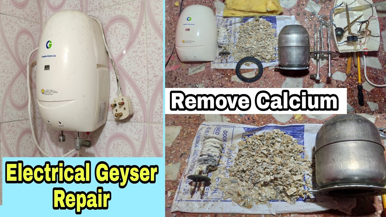 water heater repair | electrical geyser clean at home complete process