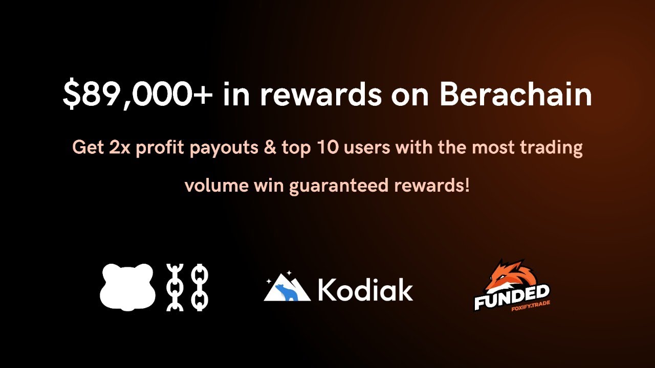 Get Instant FUNDED Accounts on Kodiak (Berachain) + earn up to $89K in Bonuses!