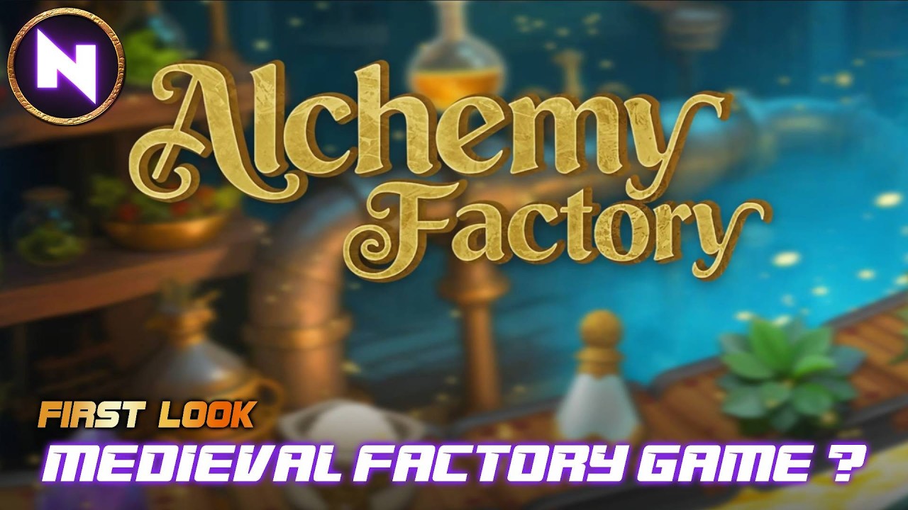 New Addictive Medieval ALCHEMY FACTORY Game | 01 | Lets Play #ad