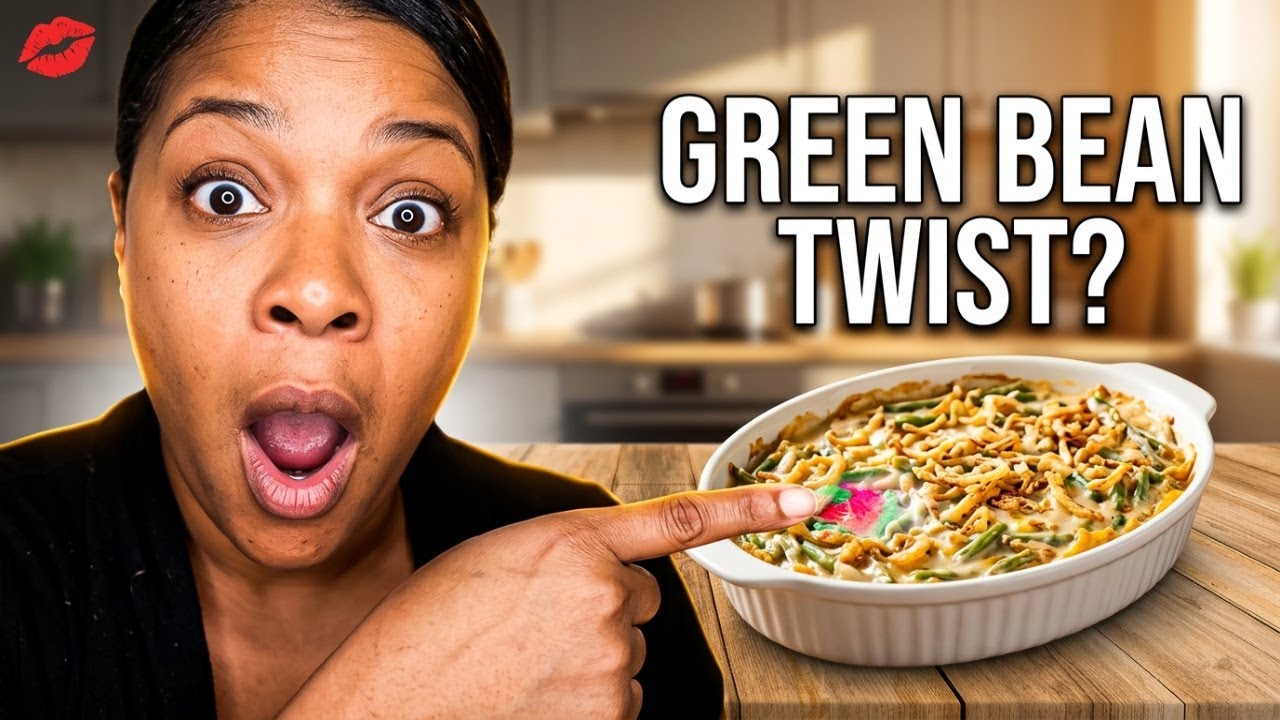 Вкусная запеканка из зеленой фасоли с кукурузным хлебом Jiffy #greenbeancasserole