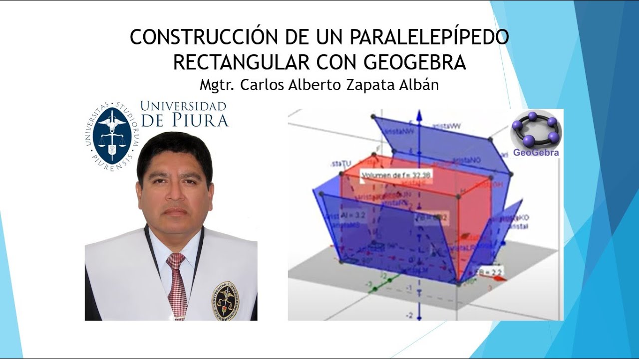 Construcción de un paralelepípedo rectangular o rectoedro con Geogebra