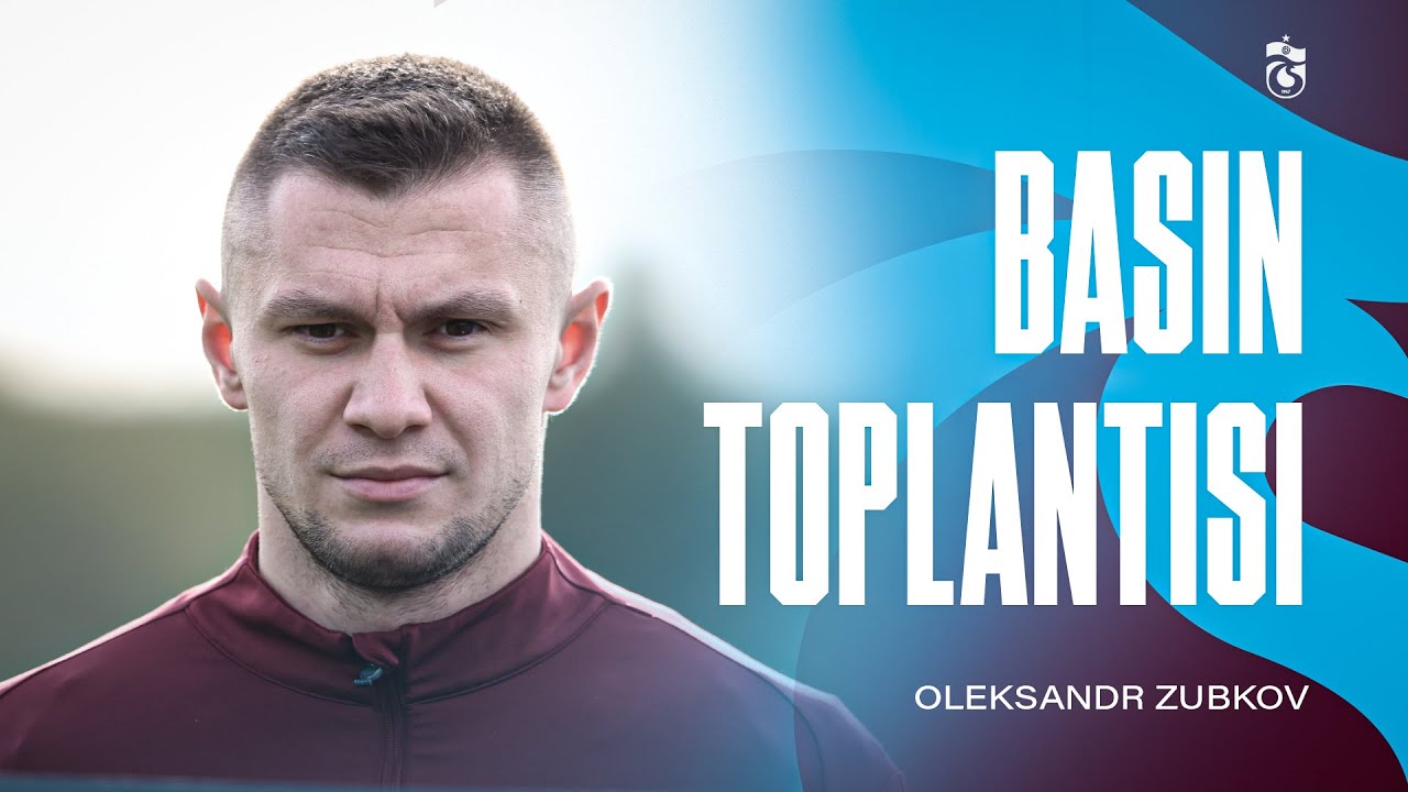 Futbolcumuz Oleksandr Zubkov basın toplantısı düzenledi