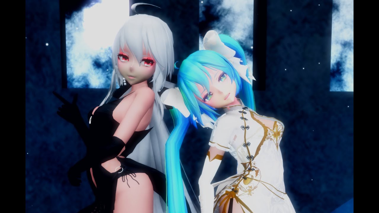 [MMD] Yowane Haku . Hatsune Miku - Rather Be  [4KUHD]