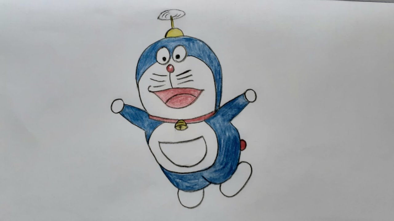 How to draw Doraemon step by step | Easy Doraemon drawing