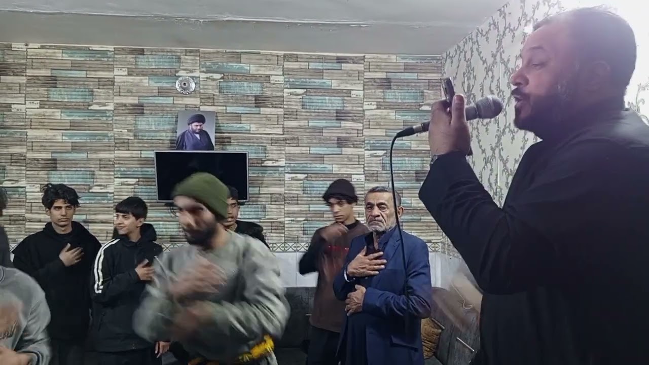 نزلة كلمات محمد الجماسي اداء الرادود فراس الحمداوي مجلس عزاء السيدة زينب ع دار ابو حيدر الاسدي ..