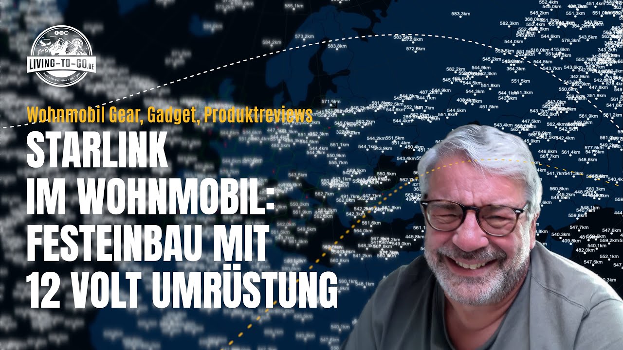 Starlink im Wohnmobil. Festeinbau, 12 Volt Umrüstung mit Yaosheng und viele Infos.