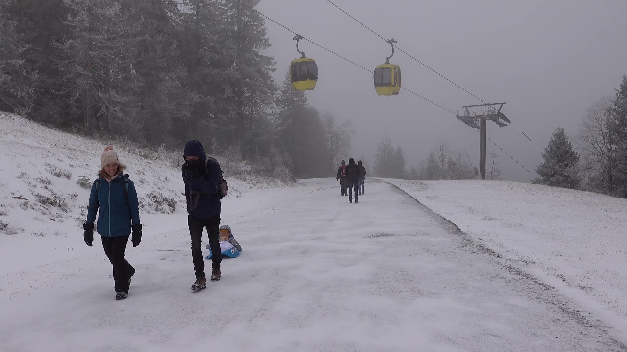 Belchen und Todtnau (Schwarzwald) in winter