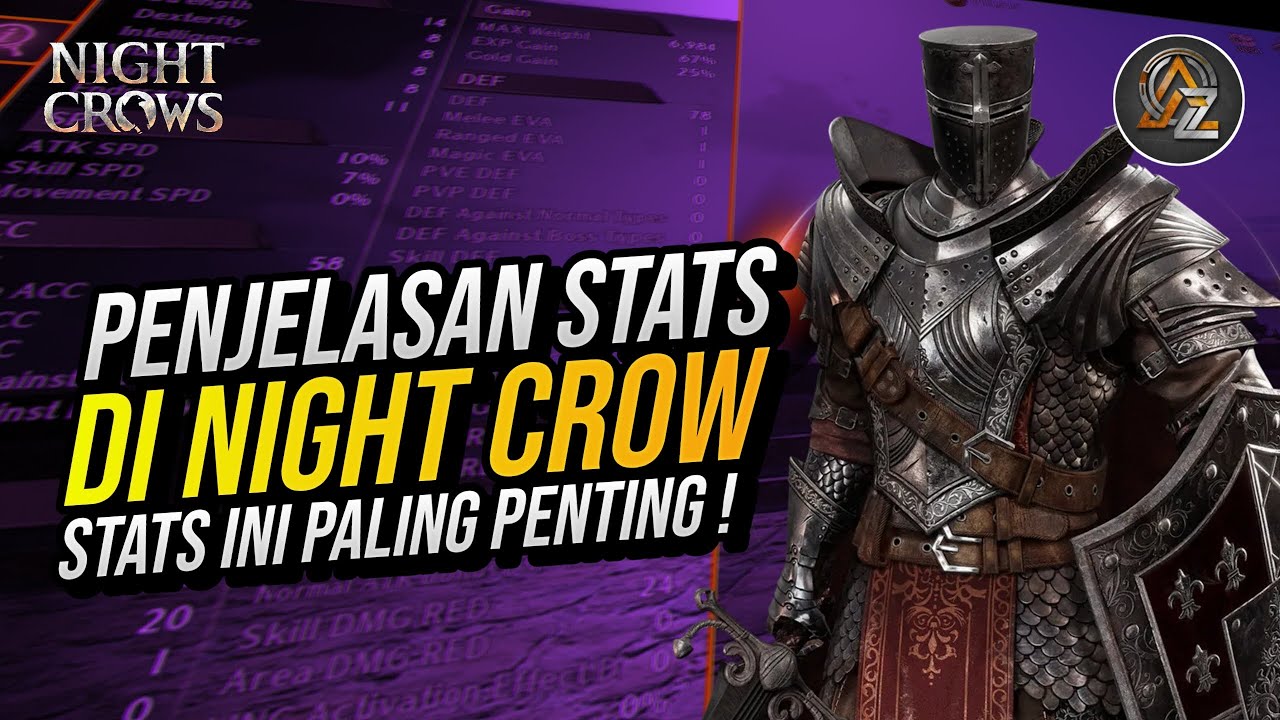 [NIGHT CROWS] DEF STATS SAMPAH BUAT KEJAR MAIN QUEST? #nightcrows