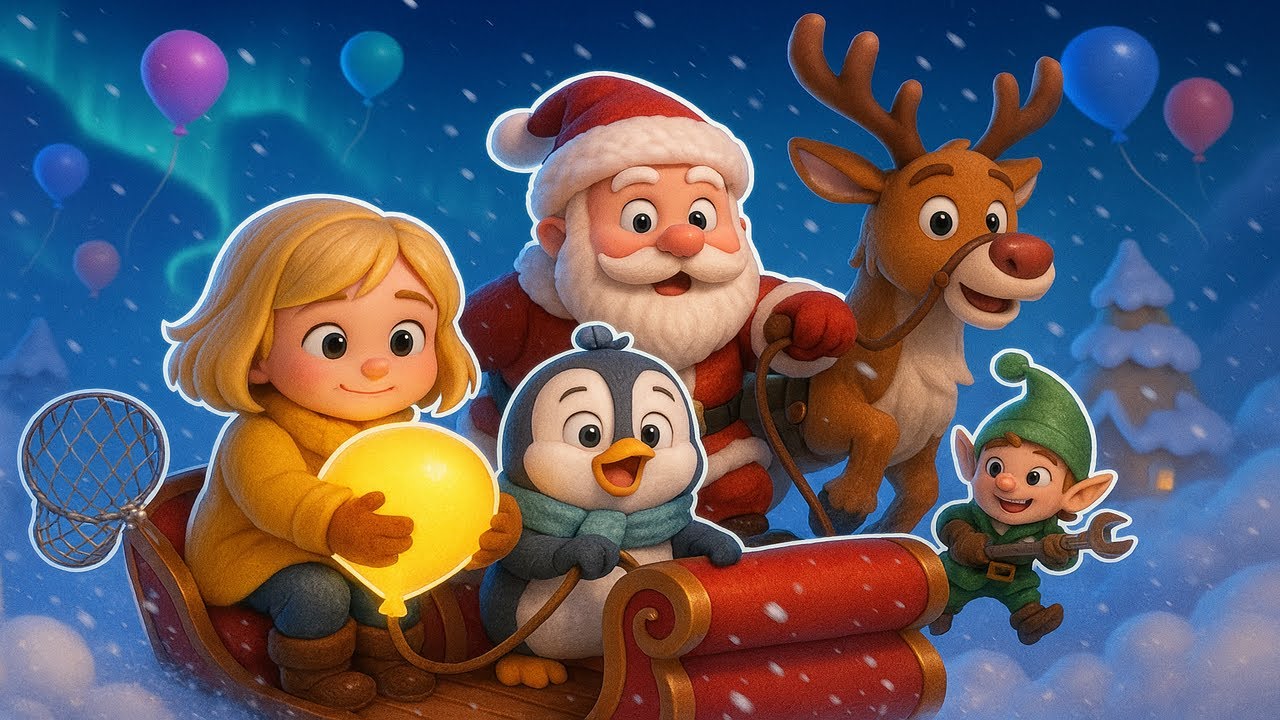 Emma & Chilly in the Blizzard Balloon Rescue Christmas Adventure ❄️🎈✨