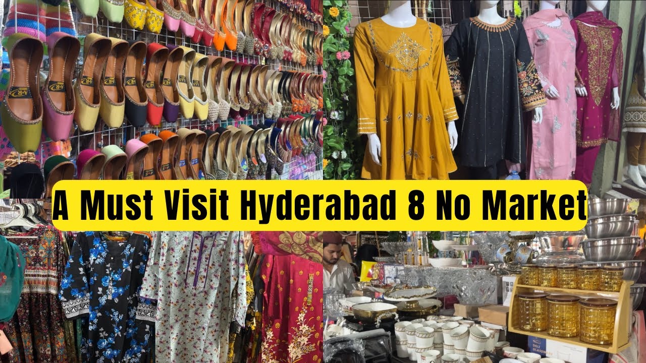 Sasta Bazaar Hyderabad | Latifabad Unit 8 Market | Hyderabad Market Pakistan