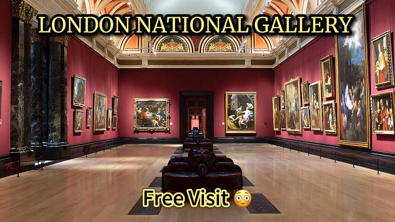 🇬🇧London National gallery/ Art Museum(Free Visit)🎨🖌️ [4K]
