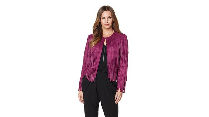 Serena Williams Runway Fringe Jacket