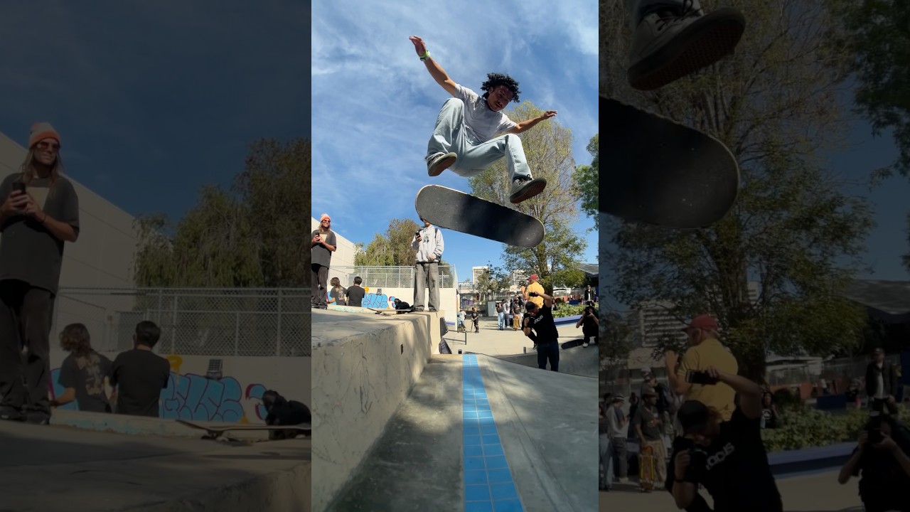 Amazing Nollie Flip by Anderson Lemus 😳 #NkaVids #skateboarding #skateboardvibes