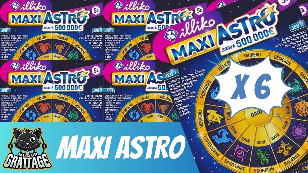 🍀 Mission Grattage - 6 x MAXI ASTRO ♉️