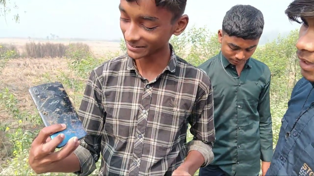 Taking the phone out of the ground | Santosh Official | #“Taking the phone out of the ground”