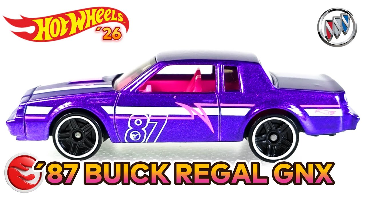 HOTWHEELS TH ´87 BUICK REGAL GNX TREASURE HUNT 2026 SERIES HW-NIGHT SPEED N:9/250 UNBOXING