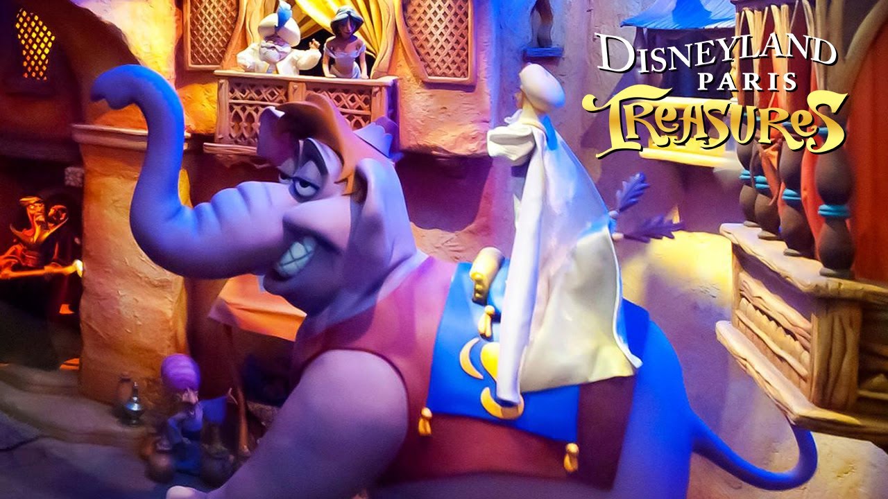 Disneyland Paris LE PASSAGE ENCHANTÉ D'ALADDIN: Full Walkthrough - HD 1080p/50fps Video