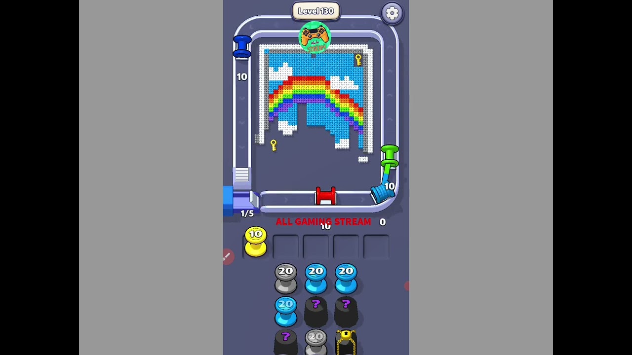 Yarn Flow Level 130 Gameplay 