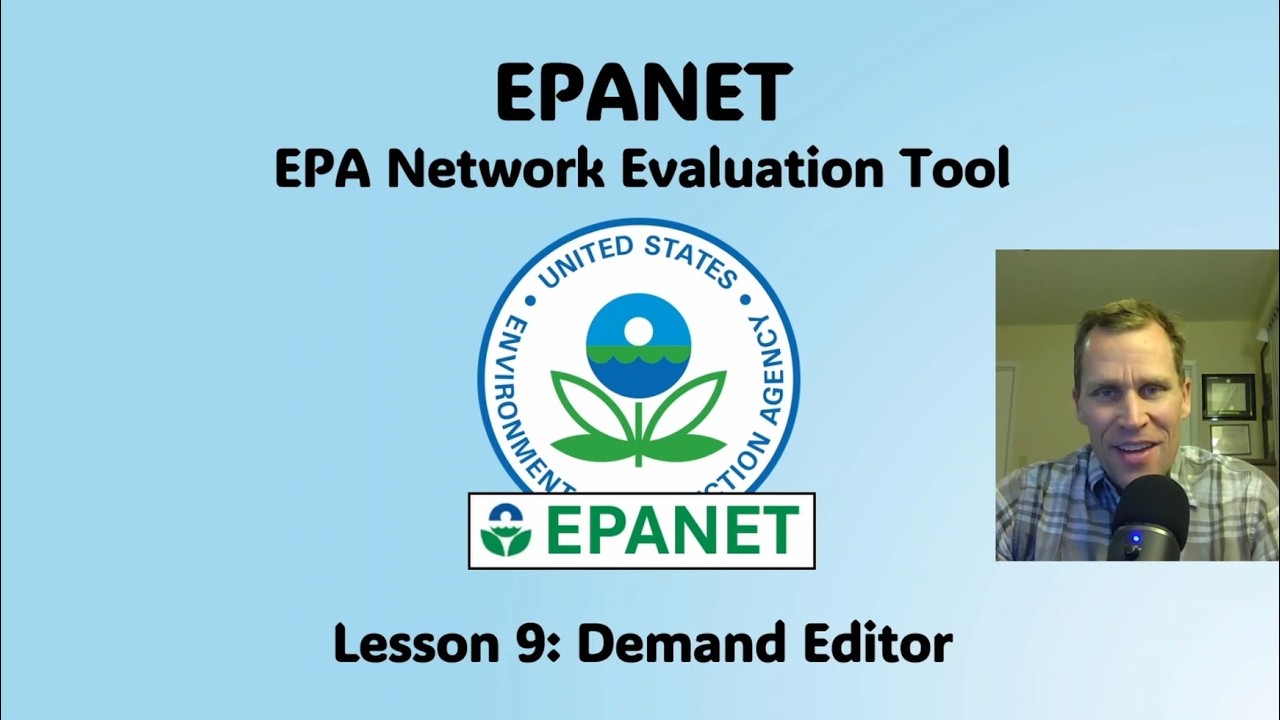 EPANET Lesson 9 - Demand Editor
