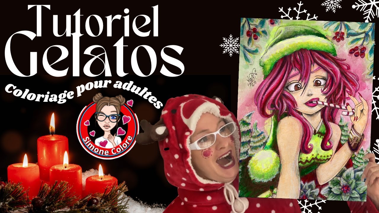 [ TUTORIEL ] Comment faire du GELATOS RAPIDEMENT ❣️Coloriage pour adultes ❣️