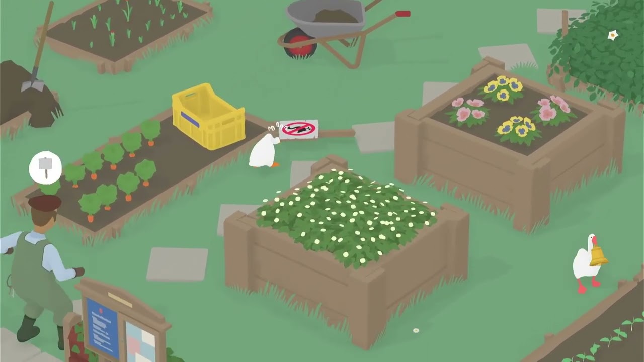 Goose honkers ring my bell! Untitled Goose Game - GREEN GRASS GAMING