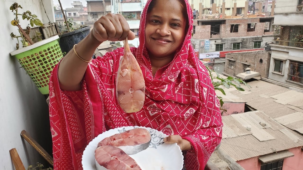 বড় বড় পাঙ্গাশ মাছ ভুনা || pangash mach bhuna 
