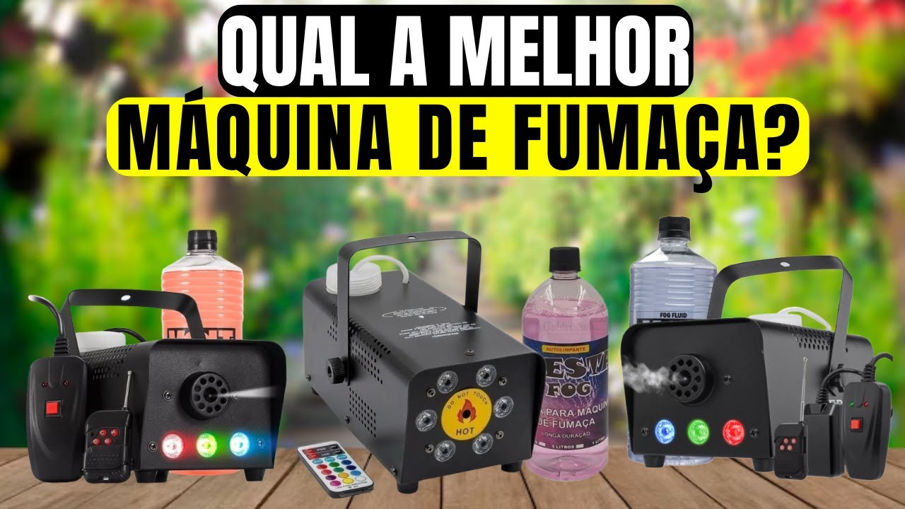 As 5 Melhores Máquinas de Fumaça em 2025