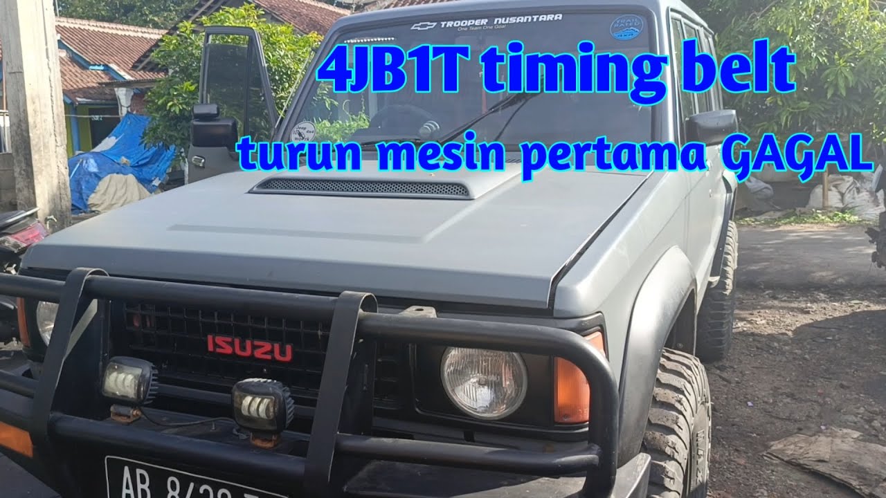 Mesin 4jb1T timing belt  gagal overhoul