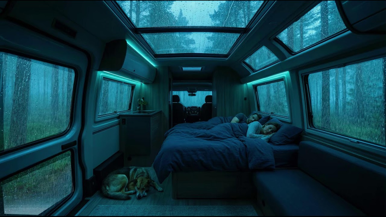 ASMR Rain Inside Car POV 🌧️ Cozy Night Ambience for Deep Sleep & Relaxation