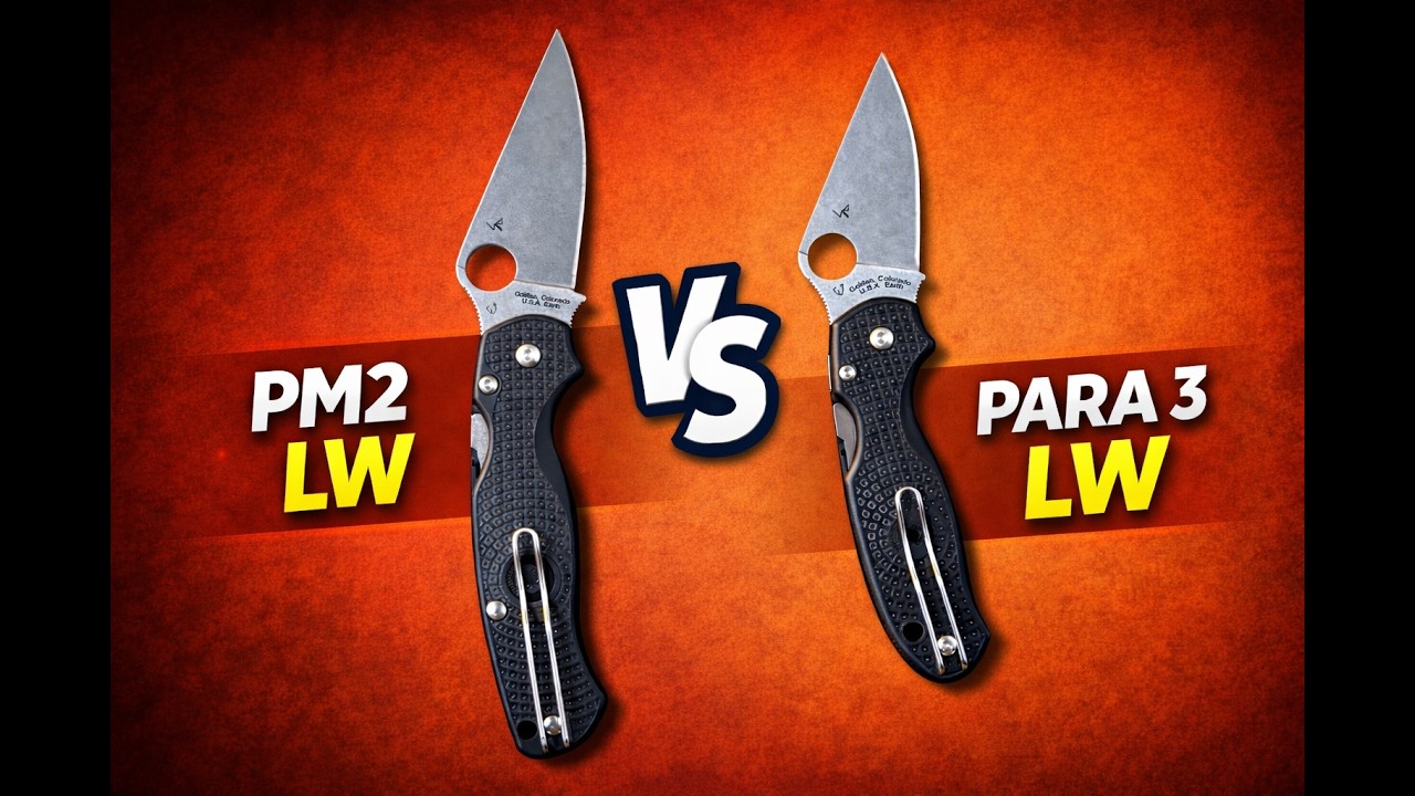 Spyderco Para 3 LW vs PM2 LW - Which one wins?