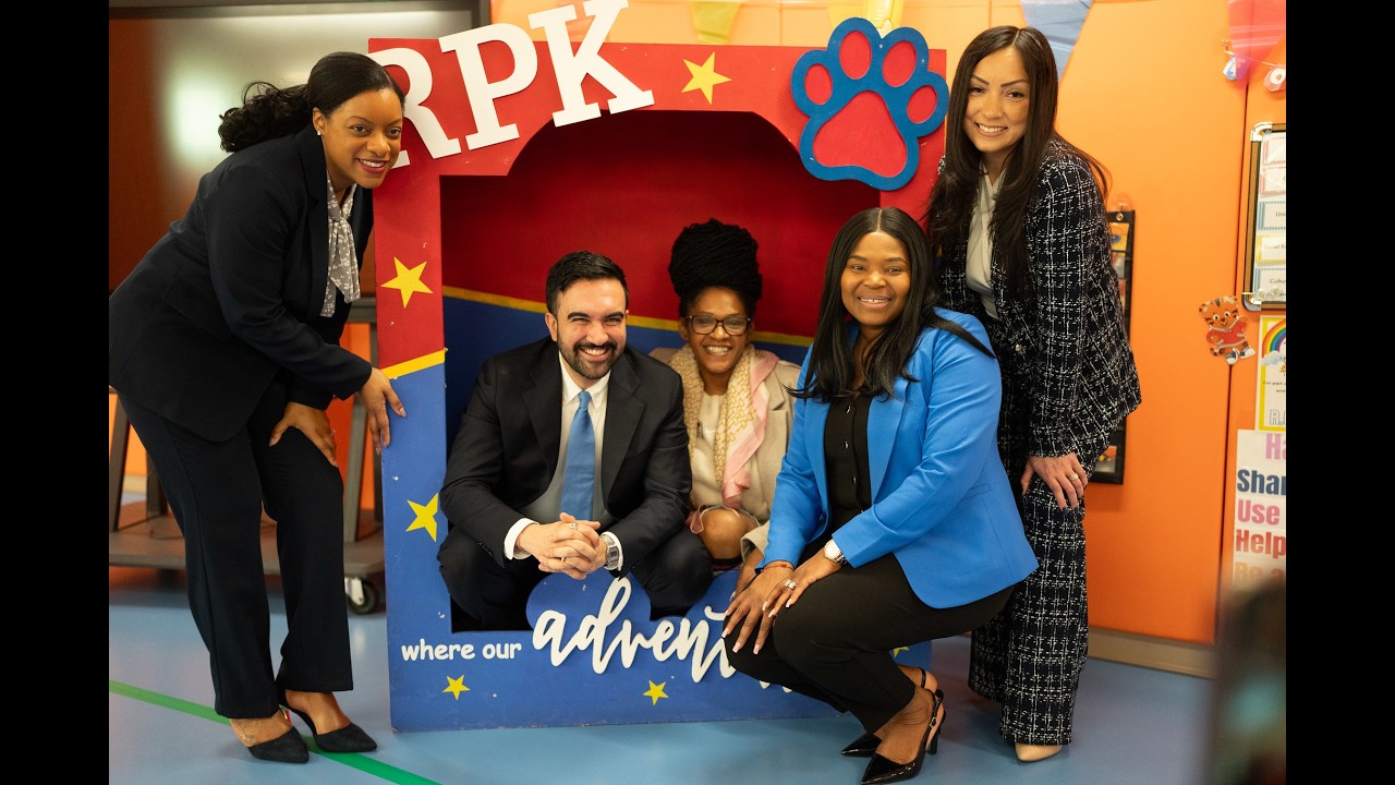 Mayor Mamdani Holds Press Conference to Make a 3-K Announcement with Schools Chancellor Samuels