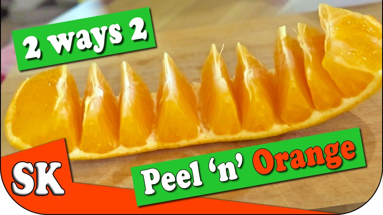 КАК ОЧИСТИТЬ АПЕЛЬСИН - Вы делали это неправильно 🍊🍋