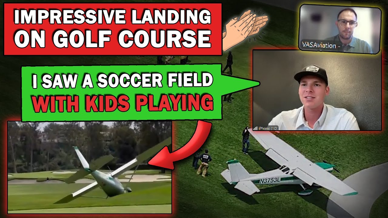 MEET TYLER | 21-Year Old Pilot Who Landed on Riviera Golf Course!