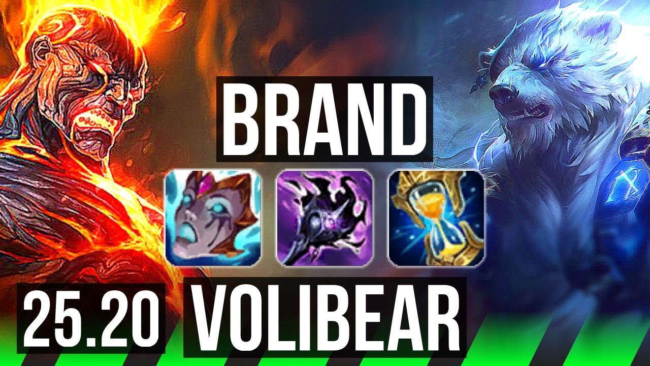 BRAND vs VOLIBEAR (JGL) | Legendary | EUW Master | 25.20